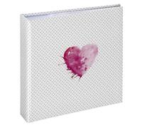 Hama Lazise Memo Album for 200 Photos (10 x 15cm) | Pink | 100 Sheets | 225mm x 220mm