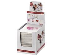 Hama "Lazise" Photo Album | Flexible Cover | 24 Pages for 24 Photos in 10 x 15 cm | Durable for Archive with Anecdotes | Protect Photos | Mini Album | 4 Heart Motifs | Cream