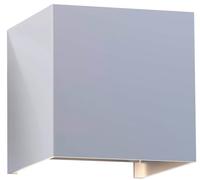 Hama LED Wall Light for Indoor and Outdoor Use (Dimmable Smart Home Lamp for Alexa and Google Assistant, Voice Control and via App, Outdoor Light with Protection Class IP44, 2700K to 6500K) White