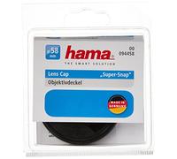 Hama | Lens cap for 58 mm lens, surface clamping mechanism, Super Snap, black
