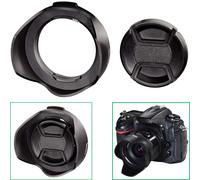 Hama Lens Hood Snap With Lens Cap 55Mm Sunshade Lens Cap