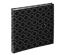 Hama Logo Jumbo Photo Album Ivy, Black, 80 Sheets 10x15 Photos To Paste