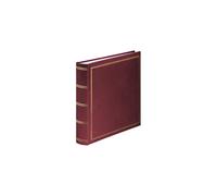 Hama London Photo Album, Jumbo Scrapbook, 80 White Pages, 320 Photos, Burgundy