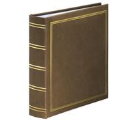 Hama London Photo Album, Memo, 100 White Pages, 200 Photos, Brown
