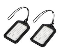 Hama Luggage/Bag/Suitcase/Baggage Tag - Set of 2, Black, one Size, 00105322