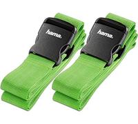 Hama Luggage Strap - Strap for securely locking luggage for Travel, 5 x 200 cm Grün / 2er Pack