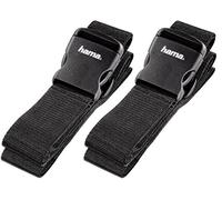Hama Luggage Strap - Strap for securely locking luggage for Travel, 5 x 200 cm Schwarz / 2er Pack