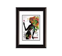 Hama Malaga - Frame (Single Picture Frame, Espresso, Plastic, 9 x 13 cm