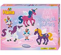 Hama Malte Haaning Plastic 644002 Magical Horses Large Activity Box, Multicolour