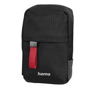 Hama "Matera 60H Camera Bag (Small Camera Bag with Neck Strap and Belt Loop, Camera Bag for Small Digital Cameras, Shoulder Bag, with Carry Strap and Accessory Compartments, Recycled PET), Black,