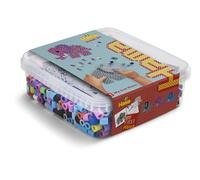 Hama Maxi Beads Pegboard Box Elephant - approx. 600 beads, booklet, ironing paper, ages 5+