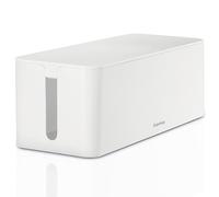 Hama Maxi Cable Box with Rubber Feet, 40 x 15.5 x 13.8 cm, White