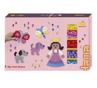 Hama Maxi Giant Gift Box | Approx. 900 Beads, 3 Transparent Pegboards, Colour Printed Design Sheet, Instructions & Ironing Paper