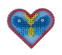 Hama Maxi Transparent Pegboard Hart (US IMPORT)