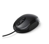 Hama MC-100 Maus USB Optisch 1000 DPI rechts Schwarz - Mäuse (rechts, Optisch, U