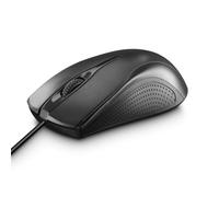 Hama MC-200 Optical 3-Button Mouse, Cabled, 1200 DPI, Black