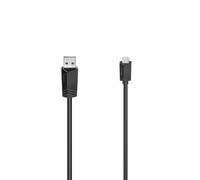 Hama Micro USB 2.0 Cable 480Mbps 1.50m Black 1.5m Long