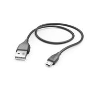 Hama 201586 USB charging cable USB-A to Micro-B 1.50 m Black