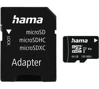Hama microSDXC 64GB Class 10 UHS-I 80MB/s + Adapter/Mobile (00124140)