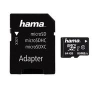 Hama microSDXC 64GB Class 10 UHS-I 80MB/s + Adapter/Mobile
