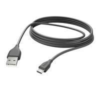 Hama MicroUSB Cable, 3m, Black