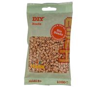 Hama Midi Bio Beads Bag | Approx. 1000 Fuse Beads | Mosaic Decoration Arts & Craft for Creative Children Ages 5+ | Beige