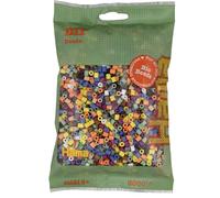 Hama Midi Bio Beads Bag | Approx. 3000 Fuse Beads | Mosaic Decoration Arts & Craft for Creative Children Ages 5+ | Assorted Colors