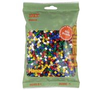 Hama Midi Bio Beads Bag | Approx. 3000 Fuse Beads | Mosaic Decoration Arts & Craft for Creative Children Ages 5+ | Assorted Colors