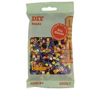 Hama Midi Bio Beads Bag Mix | Approx. 1000 Fuse Beads | Mosaic Decoration Arts & Craft for Creative Children Ages 5+ | Assorted Colors