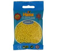 Hama Mini Beads Bag | Approx. 2000 Fuse Beads | Mosaic Decoration Arts & Craft for Creative Children Ages 5+ | Light Yellow