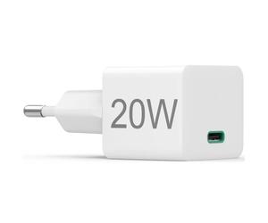 Hama Mini Charger USB-C 20W - White