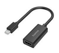 Hama Mini Displayport Male To Hdmi Female Converter Cable Black