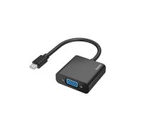 Hama Mini DisplayPort to VGA Adapter, Full HD 1080p (Mini DisplayPort Adapter for Connecting PC, Laptop, MacBook, Tablet to Monitor, TV, Projector, Compatible with Thunderbolt 2, Converter)