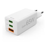 Hama Mini Euro Plug Usb Travel Charger 2X Usb-C 1X Usb-A 65W Fast Charge Power D