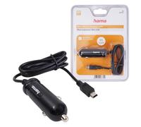 Hama Mini-Usb Car Adapter Charger 2,4A Charging Cable Phone Smartphone MP3