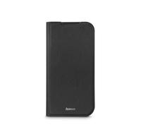 Hama Mobile Phone Case for iPhone 17 Pro (Stand Case, Card Slot, Extra Protection for Screen and Camera, Magnet, Soft, Anti-Fingerprint) Black
