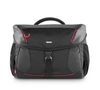 Hama Modern Camera Case - Phoenix 200, Black, with 7 Dividers, Recycled Polyester, Zipper, Unisex