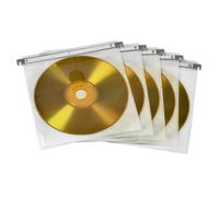 51176 | 50 CD and DVD Double Protective Sleeves | White