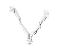 Hama Monitor Mount, 2 Monitors, Gas Spring, Fully Mobile, 17" - 35", white