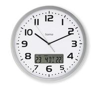 Hama Clock, Silver, Large