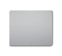 Hama Mouse Mat Aluminium Silver 22x18cm Non-Slip Faux Leather Office