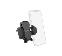Hama Move Car Phone Holder for Smartphones Width 4.5 to 9 cm, Clip Air Vent Attachment 360° Swivel Black