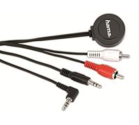 Hama MP3 Car Adapter Set Cinch Plug Car KFZ MP3 Player Radio Black