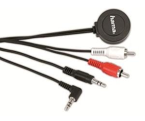 Hama MP3 Car Adapter Set Cinch Plug Car KFZ MP3 Player Radio Black
