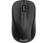 HAMA MW-300 Optical Wireless Cordless 3-Button Computer Mouse Black Silent Keys