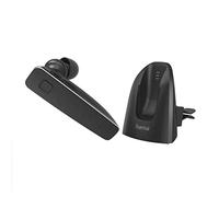 Hama MyVoice2100 Bluetooth Headset One-Ear Mono Headset Bluetooth 5.0, 80 Hours Battery, Wireless Headset for 2 Devices, Ear Hook S/L, Ideal for Glasses Wearers, In-Ear Ear Pads S/M/L, Charging Cable