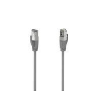 Hama Network Cable CAT5e (1 Gbit/s, F/UTP, Ethernet, RJ45, Internet Cable, 3 m) Grey