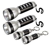 Hama Pack 4x LED Flashlight Large+Small Light Outdoor Work - Light Set