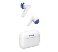 Hama Passion Clear II, Bluetooth Headphones, True Wireless In-Ear ANC, App, wht