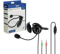 Hama PC Office Headset Neckband 3.5mm Jack On-Ear Headphones Microphone
